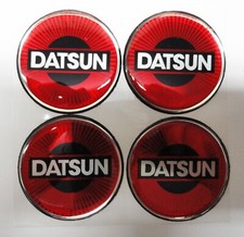 Vintage 90s Automotive Wheel Center Cap Round Emblem Accent Trim Datsun 1.75