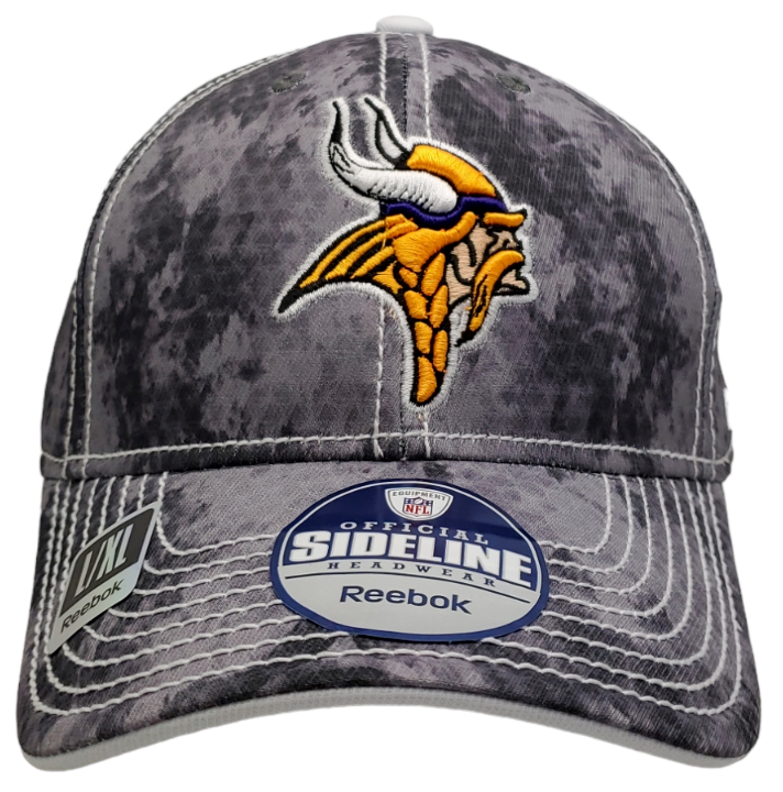 Minnesota Vikings Sideline Flex Fit Hat Grey Camouflage