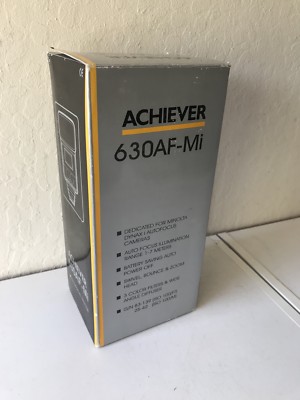 NEW ACHIEVER 630AF-MI SHOE MOUNT FLASH FOR MINOLTA DYNAX I AUTO FOCUS ...
