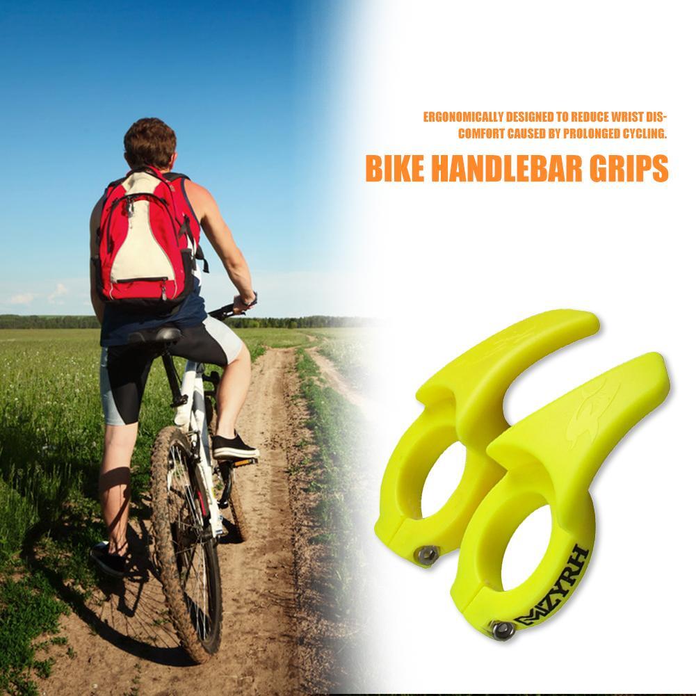  1 Pair Nylon Bike Handlebar Grips Bicycle Cycling Handle Bar End (Yellow) eBay