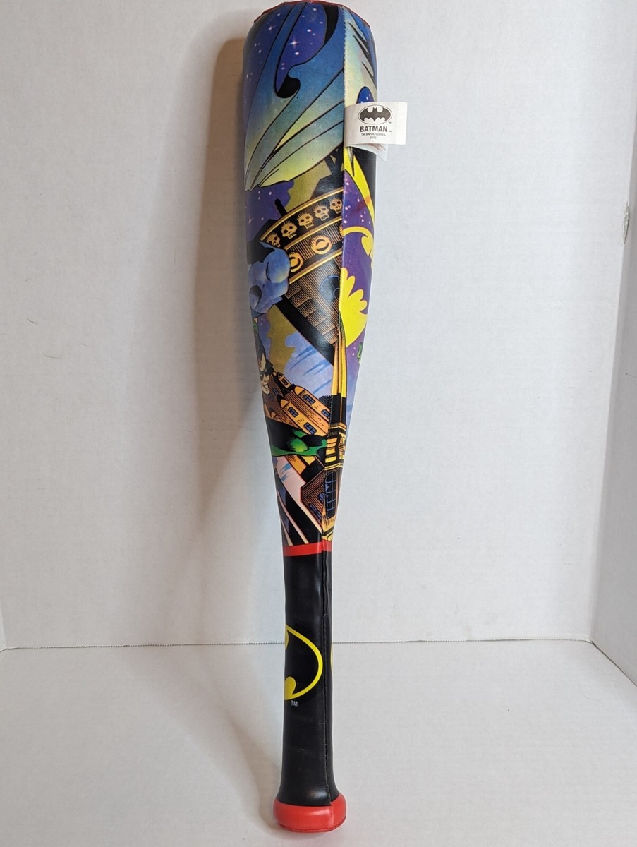 Vtg / Batman & Robin / Vinyl Wrapped / Padded / Baseball Bat w