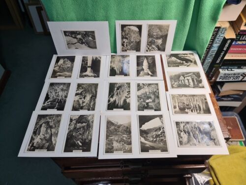 19 SOUVENIR PHOTOGRAPHS OF JENOLAN CAVES, NEW SOUTH WALES - Picture 2 of 12