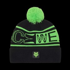 Image of Fox Racing Throttle Unisex Adult Beanie Black One size Snow Ski MTB Mx was £35