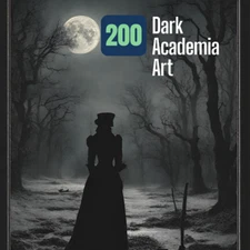 Printable Wall Artwork Collection Designs Dark Academia Art 200 High Quality