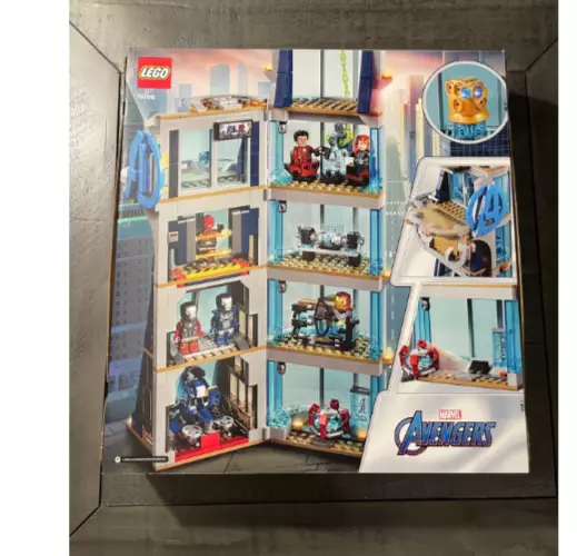  Lego 76166 Marvel Avengers Tower Battle Set with Iron Man,  Black Widow & Red Skull : Toys & Games