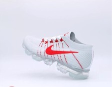 Free shipping New Nike Air VaporMax Flyknit 2 Grey White Men's shoes US Siz