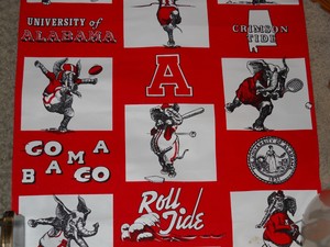 Details About Vintage Alabama Crimson Tide Wallpaper Make Into Poster Football Etc