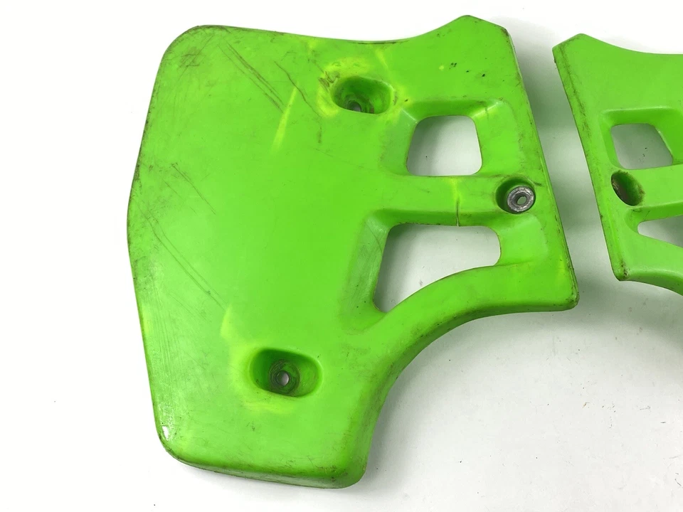 ✅Cubiertas de tanque de radiador 1994 kx500 cubiertas de plástico KAWASAKI KX500 OEM 89-04 Foto 3 de 4