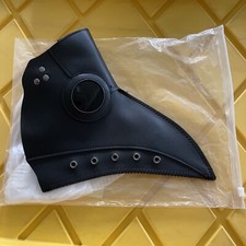 Plague Doctor Steampunk Cosplay Costume Bird Beak Mask
