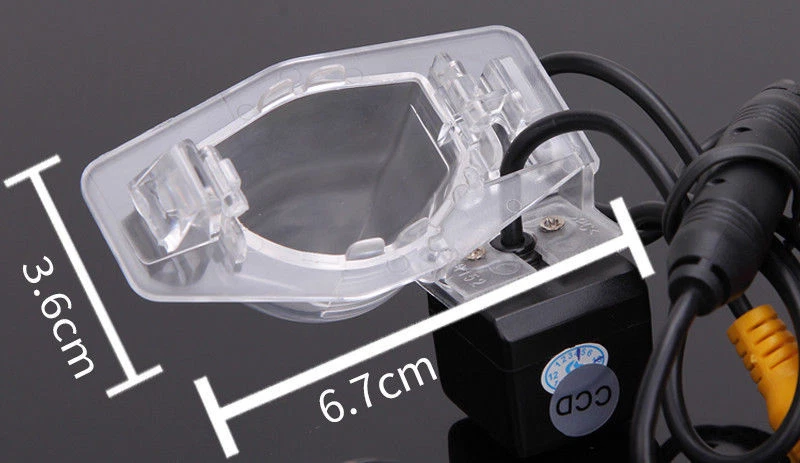 Car Rear View Camera CCD For Honda Accord Fit Civic FD EK Odyssey Acura TL City - Image 2 of 4