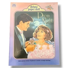 1991 Prom Night Deluxe Paper Dolls Golden Book Uncut Complete Precut Fashions
