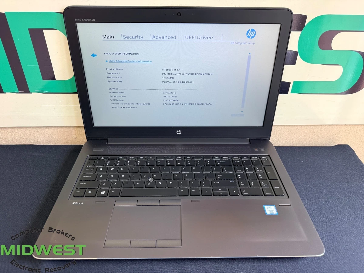 HP Intel Core i7 7th Gen. 16 GB RAM PC Laptops & Netbooks for sale