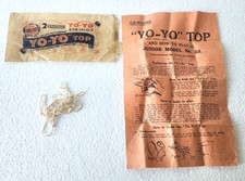 YOYO YO-YO TOP UK LONDRA CONFEZIONE ORIGINALE STRINGA E ISTRUZIONI COME SUONARLO