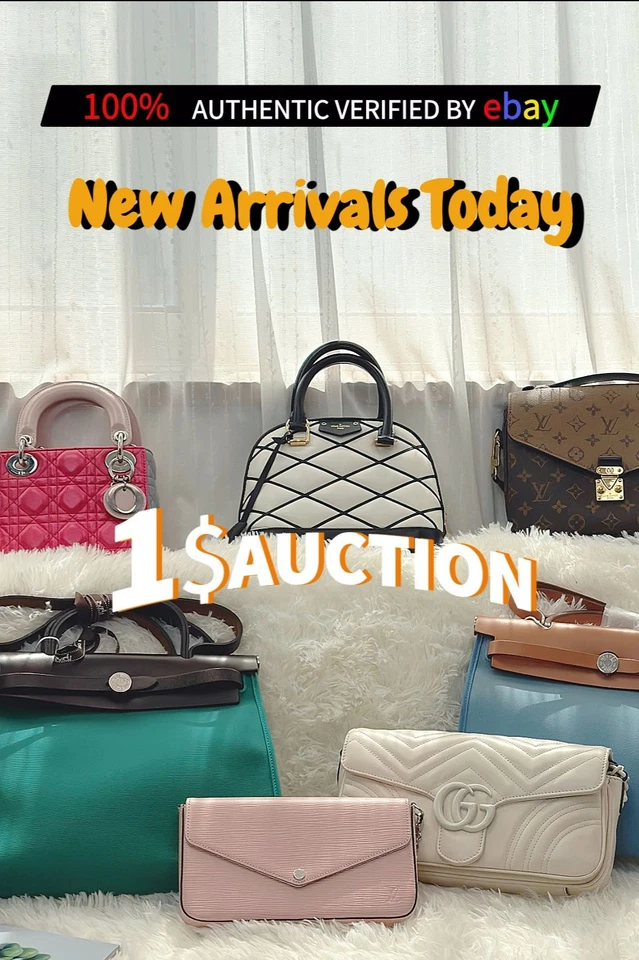 Messsive sale and 1$ Acution for LV , Gucci and more Pre-Owned Luxury Bran
