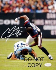 Foto 8x10 firmada por Andre Johnson Houston Texas autografiada reimpresión RP 2
