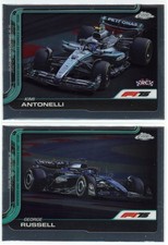 2025 Topps Chrome F1 Kimi Antonelli George Russell Mercedes RC Base Lot 2