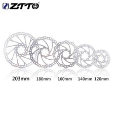 Fahrrad Scheibenbremsscheibe 140/160/180/203 mm 6 Bolzen Edelstahl MTB Rennrad