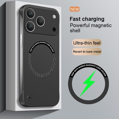 Magnetic Hülle Für iPhone 17 16 Pro Max Air 15 14 13 Magsafe Ultradünn Hart Case