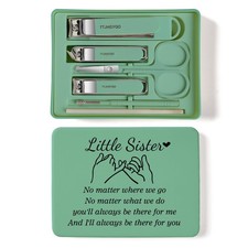 Nail Clippers and Beauty Tool Portable Set Clipper Little Sister Green