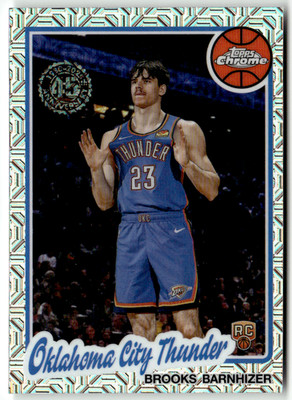 2025 Topps Flagship NBA No. TC-BB Brooks Barnhizer Rookie Mojo Refractor