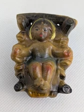 VINTAGE NATIVITY MANGER CHRISTMAS CHALKWARE? JESUS MESSIAH REPLACEMENT 