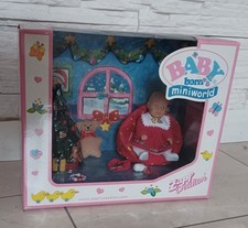 'NEU,RARE VINTAGE Miniworld Baby Born Doll, mini Babyborn Weihnachten, Rarität 