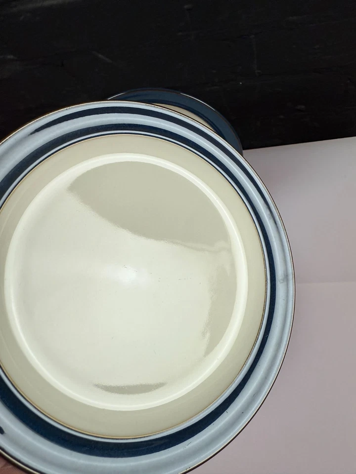 6 x Denby Boston Blue Tea Side Plates 2nd Quality 7.25" Wide 3 Sets Available - Image 4 of 4