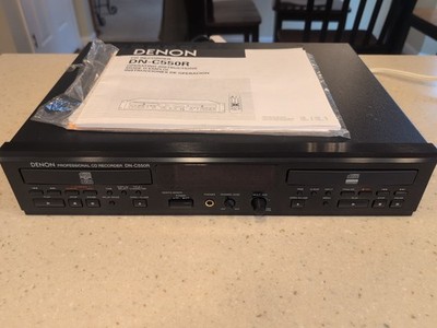 Denon DN-C550R Professional Dual Drawer CD Player CD-R CD-RW Recorder ***Read***
