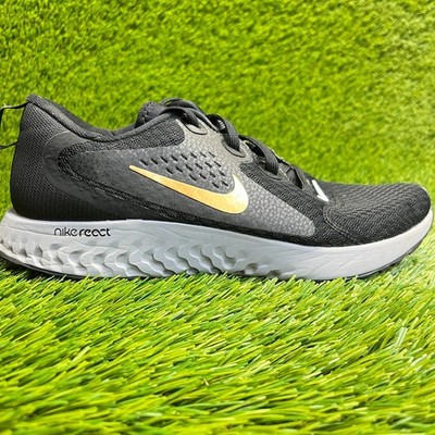 Nike Legend React Womens Size 8.5 Black Gray Athletic Running Shoes Sneakers