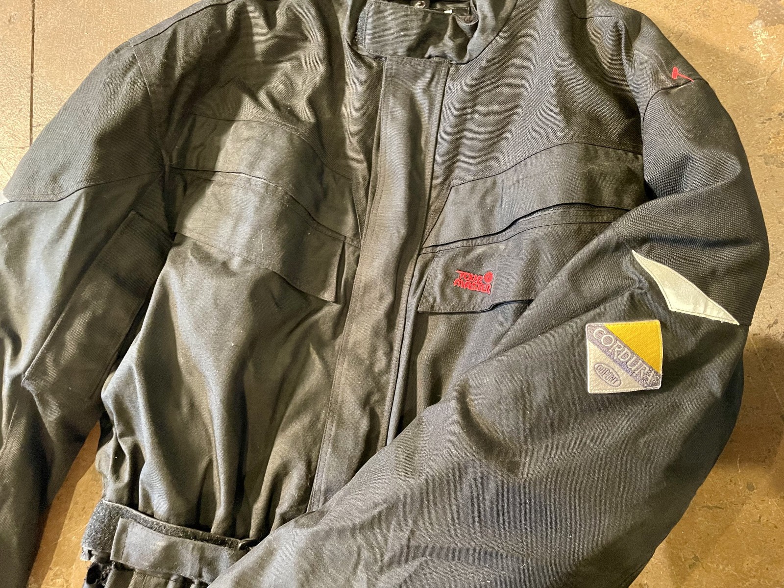 Tour Master Cortech 1 Piece Armored Motorcycle Riding Suit Mens Size X-LARGE