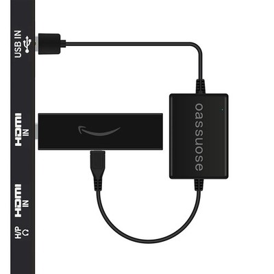 USB Power Cable Adapter Fire TV Stick Powers Streaming Sticks