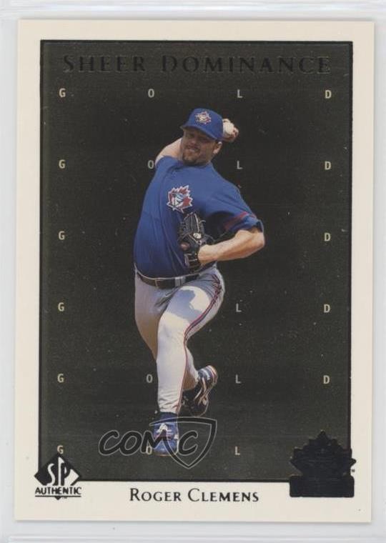 1998 SP Authentic Sheer Dominance Gold 145/2000 Roger Clemens #SD35 n1u