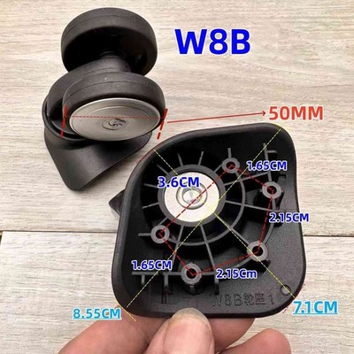 Luggage replacement wheel W8B is suitable for Samsonite USA handcart wheels-