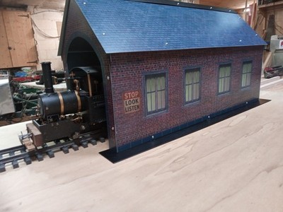 Spur G Gartenbahn Gebäude Lokschuppen 1:22,5