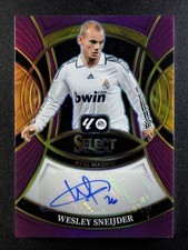 2025-26 Panini Select La Liga WESLEY SNEIJDER /25 Auto Purple Prizm #S-WS