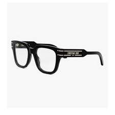 New DIOR DiorSignatureO S1I Black Acetate Eyeglasses 52 Eye Size Made in Italy