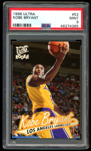 1996 ULTRA #52 KOBE BRYANT PSA 9
