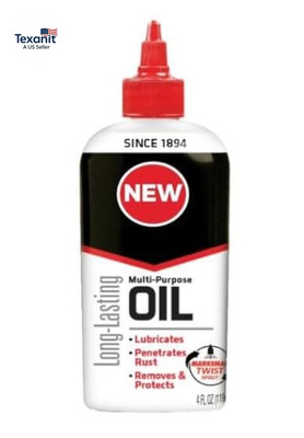 Three-In-One Multi Purpose Oil with Marksman Spout, 4 OZ (Pack of 1)