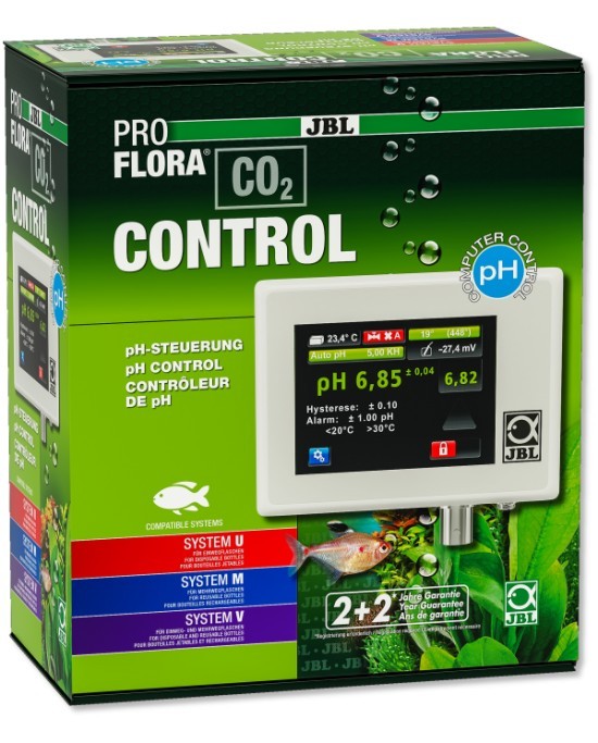 Contrôleur CO2 JBL Proflora pour stopper les algues et booster les plantes d'aquarium