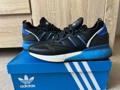 Original Adidas ZX 2K Boost Schwarz/Blau FY1458 Gr. 44 NEU