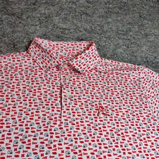 Rhoback The Nebraska Gameday Men'S Short Sleeve Collegiate Polo