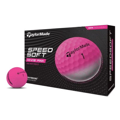 TAYLORMADE SPEEDSOFT PINK GOLFBÄLLE 1X12 BRANDNEU