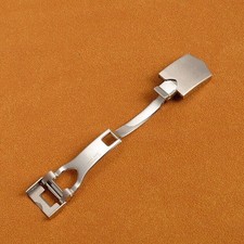 18mm Stainless Steel Deployment Clasp For Tudor Watchbands Buckle Silver Silver
