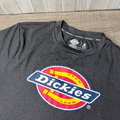 NWOT Dickies Men's Logo Long Sleeve Loungewear Shirt Charcoal Gray Medium