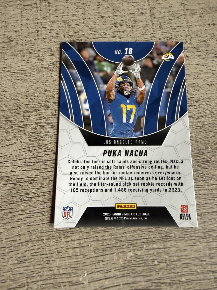 2025 Panini Mosaic - Elevate - Puka Nacua #18 | eBay
