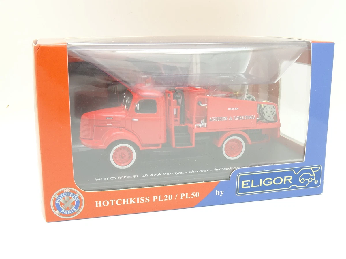 ELIGOR 101432 Masstab: 1/43 | HOTCHKISS PL50 TRUCK 4x4 CENTRE SECOURS DE HERAULT FIRE ENGINE
