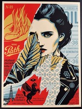 Shepard Fairey “Wrong Path” - Screen Print - Signed - Obey Giant