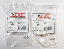 OCC KMJA601 Cat6 Keystone Jack 8P8C 568A/B, Off White – Lot of 2