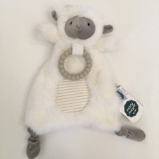 NEW Mary Meyer Luxey Lamb Lovey Teether Knotted Legs Machine Washable See