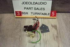 BSR Model C141.B.1 Turntable ON/OFF Switch Assembly Tested. Parting Out C141.B.1